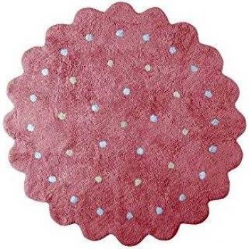 Lorena Canals Galletita Pink Washable Rug 140 cm