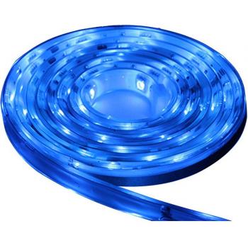 Lunasea Flexible Strip LED - 5M with Connector - Blue - 12V, Model LLB-453B-01-05
