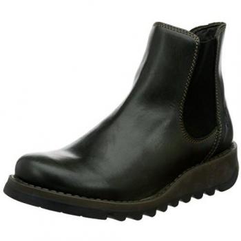Fly London Salv Diesel Leather Women's Chelsea Ankle Boots - Size 40