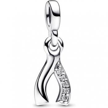 Mini Colgante Pandora ME en plata de ley Hueso de la Suerte