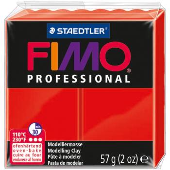 STAEDTLER Fimo Professional Soft Polymer Clay, 2 oz, Red