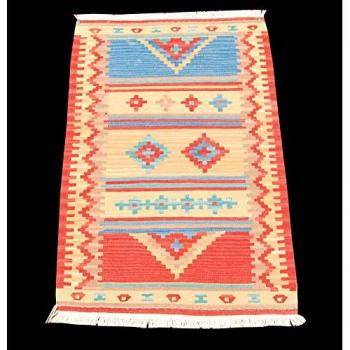 Kilim Original Auténtico Hecho a Mano 95x65 cm