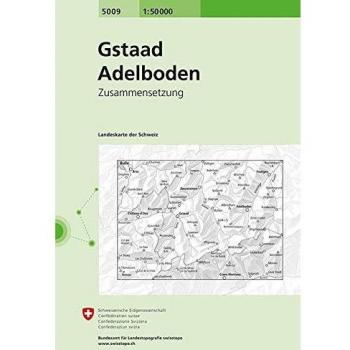 Mapa Excursionista y Topográfico Gstaad - Adelboden 1:50.000 - Mapiberia f&b