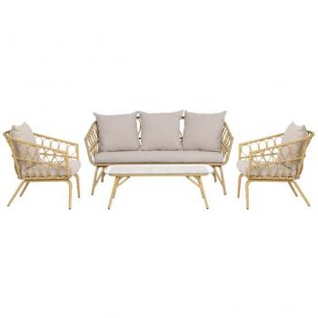 Mesa redonda Cristobal/Giove blanca Ø 90 cm