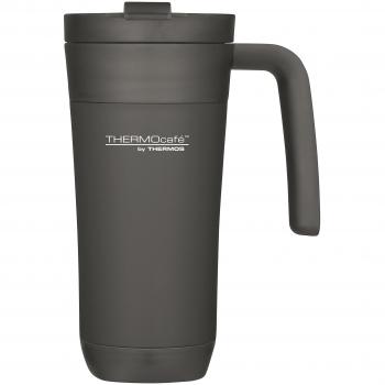 THERMOS Cafe Challanger Taza Termo térmica Negro Schwarz/Matt Talla:425 ml