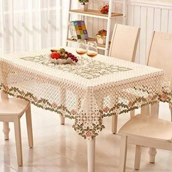 Estilo europeo jardín mesa paño de tela de encaje/ tabla/ mesa redonda de/ table/ Gabe-A 145x215cm