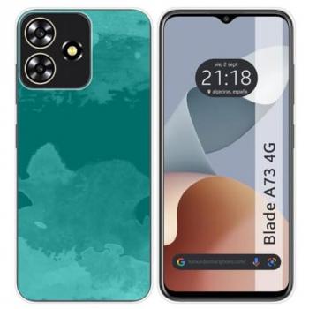 Funda de Silicona para Zte Blade A73 4G con Diseño Acuarela 06 y Dibujos