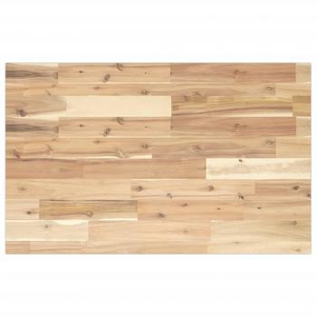 Tablero Escritorio Madera Maciza Acacia Sin Tratar 100x50x2 cm Marrón