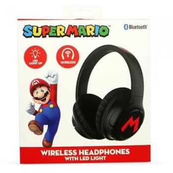 Auriculares Inalámbricos Plegables Super Mario con Luz LED - OTL Technologies