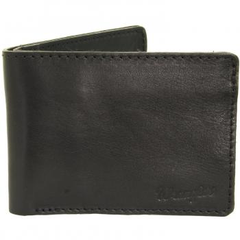 Wrangler - Cartera para hombre Hombre Negro Negro
