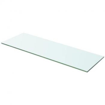 vidaXL Shelf Panel Glass Clear 60x15 cm