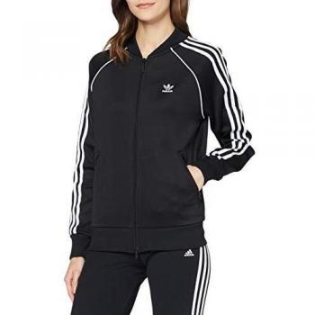 adidas Women's SS TT Sweatshirt, Black/White, Size 40