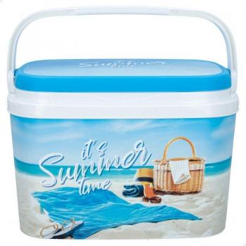 Nevera Portátil de Playa Aktive 62249, Capacidad 6L, Dimensiones 29x19x20.5cm, Rígida y Fácil de Transportar