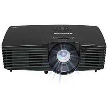 InFocus IN114XA DLP Desktop Projector, XGA 1024x768 Resolution, 3500 Lumens, 15000:1 Contrast Ratio, Black