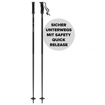 Atomic Amt Sqs Bastones de Esquí All-Mountain Unisex 115 cm Aluminio Negro