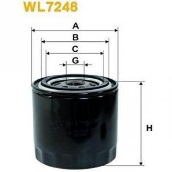 Filtro de aceite WIX WL7248