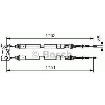 Bosch 1987482123 cable de freno