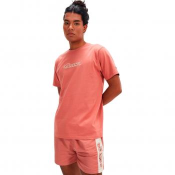 Camiseta Hombre Ellesse Marlo Rosa Algodón