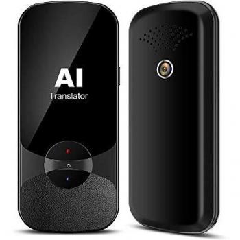 Traductor de Idiomas con Voz en Tiempo Real, Traductor Electronico de Idiomas,Traductor de Fotos Portátil WiFi Fuera de línea, Adecuado para Estudiar, Viajar, Actividades Comerciales