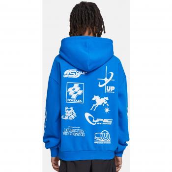 Ultra Heavy Oversize Cobalt Blue Hoodie by Mister Tee