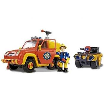 Sam el bombero - Set Coche Venus + Quad Mercury con Figura