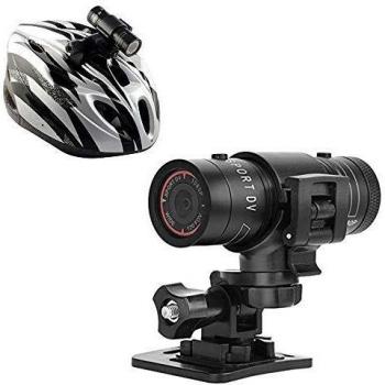 Hangang Mini Deportes cámara 1080p Full HD acción impermeable Deporte casco Moto Casco cámara de vídeo DVR AVI Video Camcorder ayuda 32 GB TF tarjeta ideal para Escalada Esquí Equitación etc