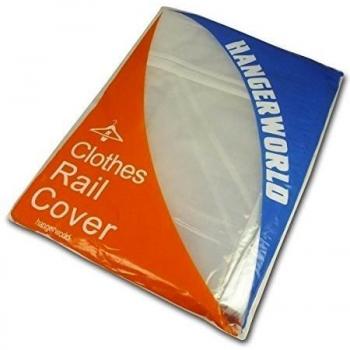Hangerworld Funda 117cm para Perchero Cubierta para Burro Plástico Transparente Protege del Polvo