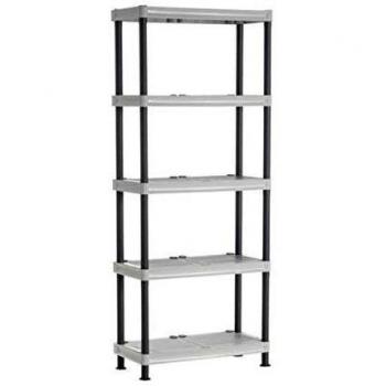 MAURER 21030300 Modulo Estanteria Resina 70x35x172 cm, Blanco, Extra Large