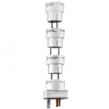 Goobay 51043 adaptador de enchufe eléctrico Blanco - Adaptador para enchufe