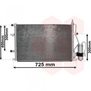 Condensador de aire acondicionado VAN WEZEL 59015107