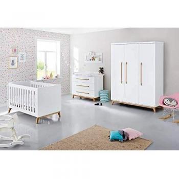 Habitación Infantil Riva 3 Piezas Ancha Grande Blanca Unisex