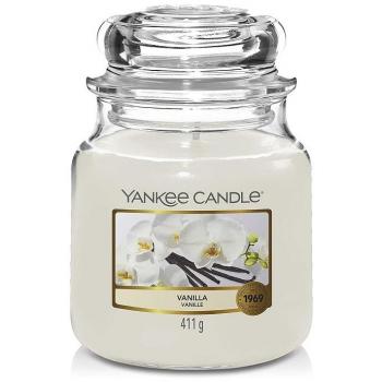Vela Aromática Yankee Candle Mediana de Vainilla 411g - Dura hasta 75 horas