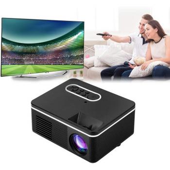 Mini proyector LED portátil S361, 320x240 píxeles, 600 lúmenes, reproductor multimedia para el hogar con altavoz incorporado