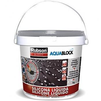 Silicona liquida rubson 1 kg gris