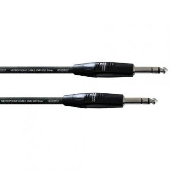 Cordial Adaptador de Cable Jack Estéreo 1,5m 6.35mm a 6.35mm