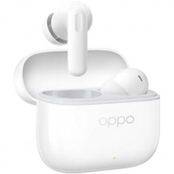 Auriculares Bluetooth OPPO Enco Buds3 Pro Blancos - Inalámbricos, 54h de Batería, IP55 Resistente al Agua, Bluetooth 5.4, Cancelación de Ruido AI
