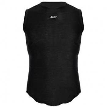 Camiseta Interior Santini Primaloft Dry Sin Mangas Negra Adulto