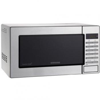 SAMSUNG GE87M-X/Xec - Microondas con Grill, 800 W/ 1100 W, 23 Litros, Color Gris/ Acero Inoxidable