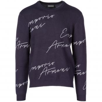 Emporio Armani jerséis hombre nuevo blu EU L