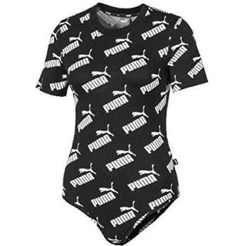 Puma Amplified AOP Bodysuit Body, Mujer, Black, XS