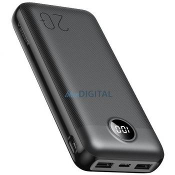 Power Bank VEGER L20S - 20,000mAh, Carga Rápida de 20W, Pantalla LCD, Micro-USB y USB-C