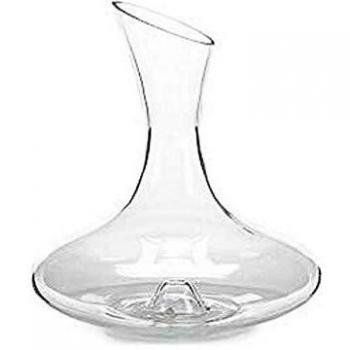 Decantador de Vino de Vidrio 1,5 L Marca Vivalto con Diseño Elegante (23 x 21,5 x 21,5 cm)