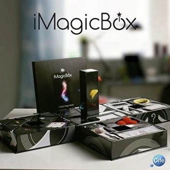 iMagicBox-41197 Caja con Diferentes Juegos de Magia, con Acceso a, Color Negro, Sin Talla