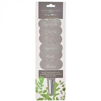 Sophie Conran Metal Herb Labels - 6-Piece Set, 8 cm x 13 cm Garden Markers