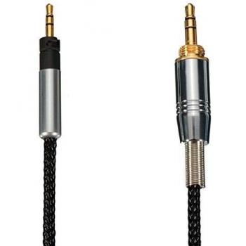 AGS Retail Ltd 1.2m New Replacement Audio Upgrade Cable Compatible with Sennheiser Momentum Over-Ear On-Ear Headphone - Gold Plated