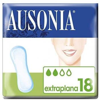 Ausonia Clásica Extraplana Compresas Sin Alas - 18 unidades
