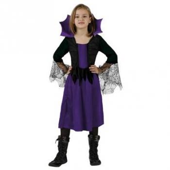 Disfraz Infantil Mujer Araña Violeta 7-9 Años