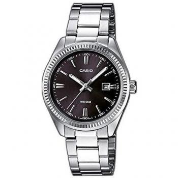 Casio Reloj Analógico para Mujer de Cuarzo con Correa en Acero Inoxidable LTP-1302PD-1A1VEF