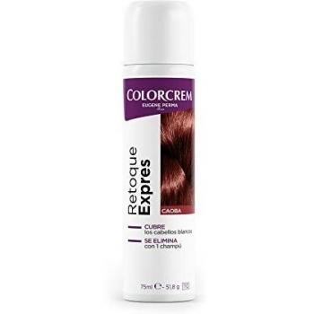 Colorcrem Retoque Expres Tinte Retoca Raíces Expres Spray, Caoba, 75 Mililitros