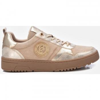 Zapatillas Planas de Piel para Mujer Carmela 161808 Beige 37